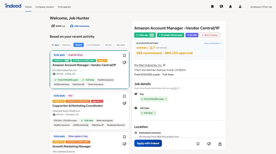 Job Search Power Up screenshot