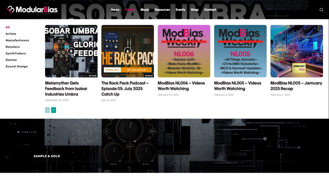 Modular Bias screenshot